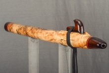 Spalted Maple Burl Native American Flute, Minor, Low E-4, #L32F (3)